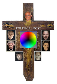 Giovanni Bonanno - Political Post Crocifisso barliario